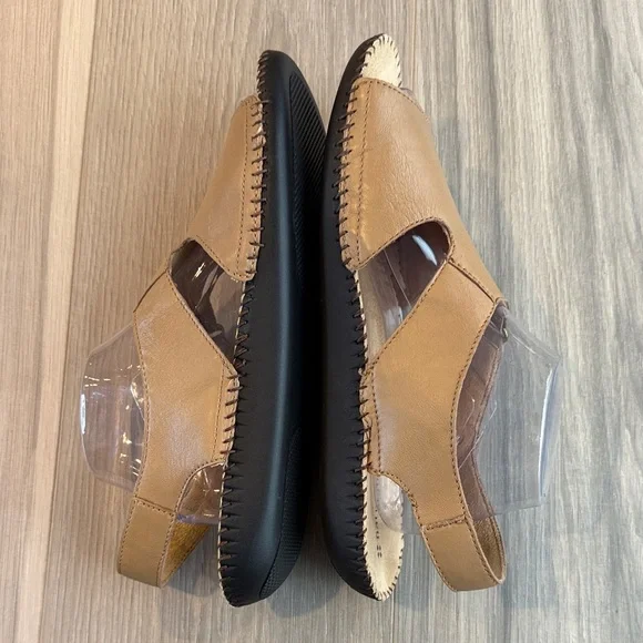 Naturalizer Women's Tan Scout Leather Slingback Sandals Size 11 - Picture 4 of 5